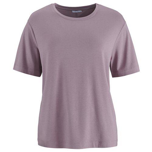 Topp i Bambu m kort ärm syren