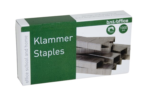 Häftklammer 24/6 1000 st/fp