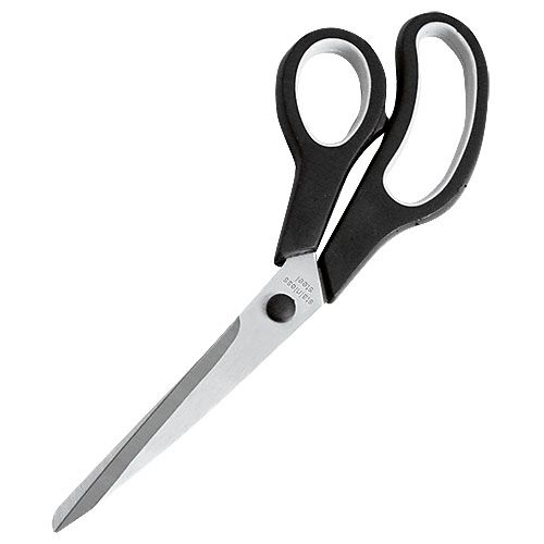 Kontorssax 135mm svart/grå
