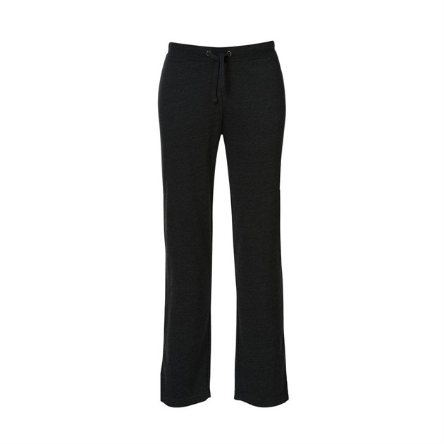 Trikåbyxa raka ben, resår i midja svart st S