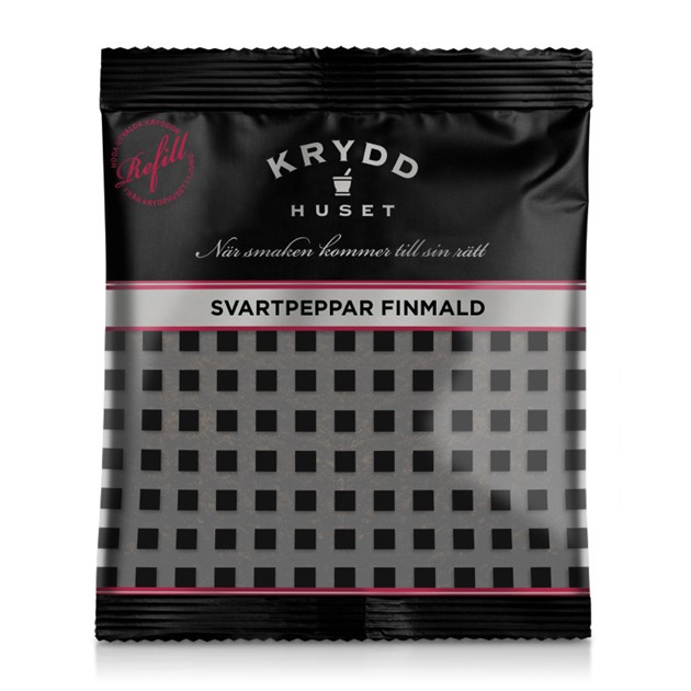 Svartpeppar mald 25 gram