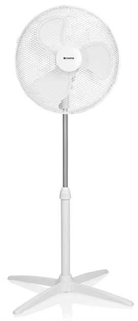 Golvfläkt CHAMPION 40cm GF130 Vit