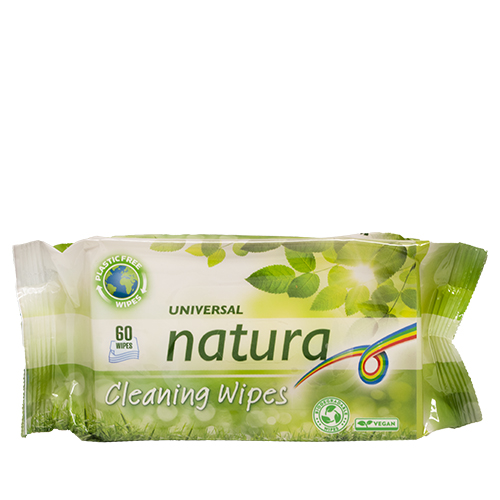 Rengöring våtservett för ytor Natura Universal 60st/fp