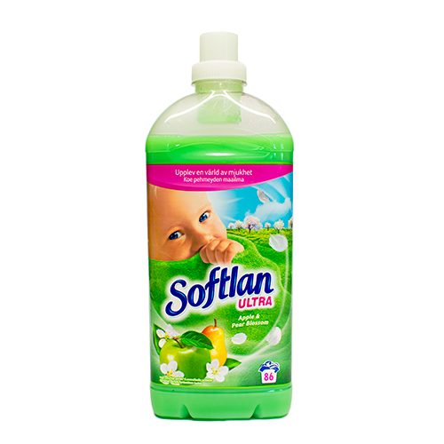 Sköljmedel Softlan grön Apple & Pear 1,3 L