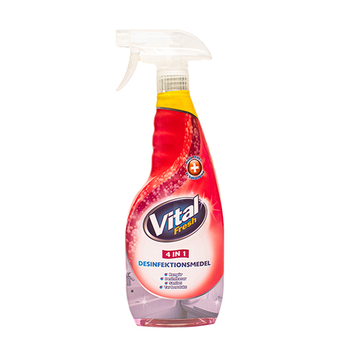 Sanitetsrengöring Vital Fresh desinfektion 4in1 spray 750ml
