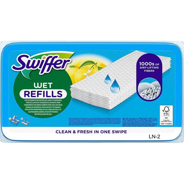 SWIFFER Floor Refill Citrus våta dukar 24st/fp