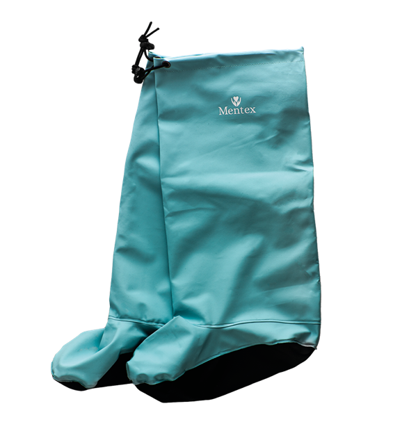 Duschstrumpa stl M 36-40 turkosblå