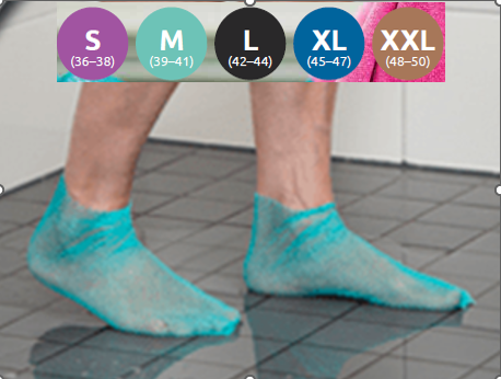 Gripsock+ med högre friktion stl XXL 48-50 brun (1par)