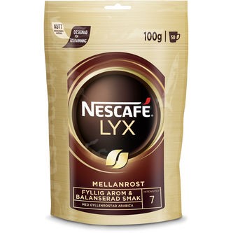 Kaffe frystorkat Nescafe lyx refill 100 g