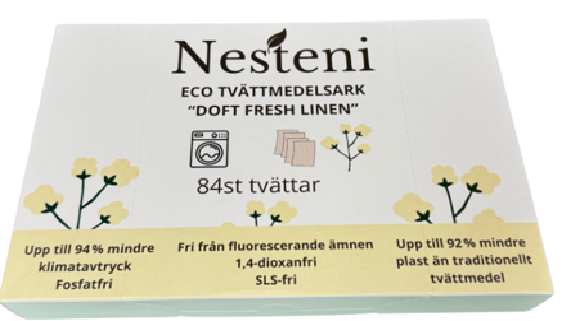 Tvättmedelsark Fresh Linen 84 tvättar per fp