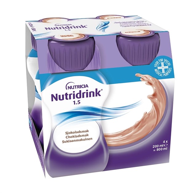 Näringsdryck Nutridrink 4x200ml choklad (Fortimel)