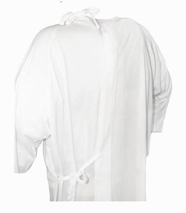 Bandageskjorta 60-80kg st M vit oblekt