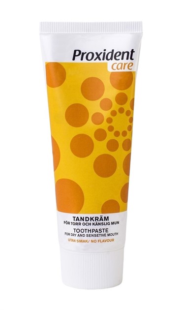 Tandkräm Proxident mot torr mun utan smak 75ml