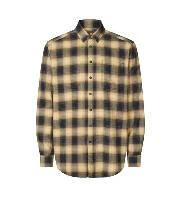 Skjorta flanell unisex Sand