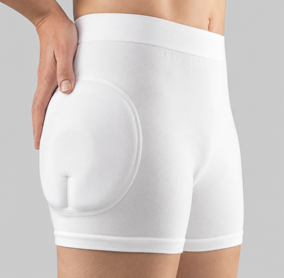 Höftskydd/fallbyxa SafeHip Classic Unisex fastsydda skydd stl XS