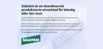 Salutem specialtandkräm