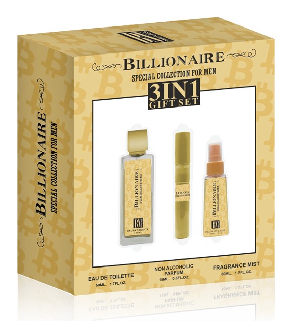 Parfym Billionaire Men presentförp. 3in1