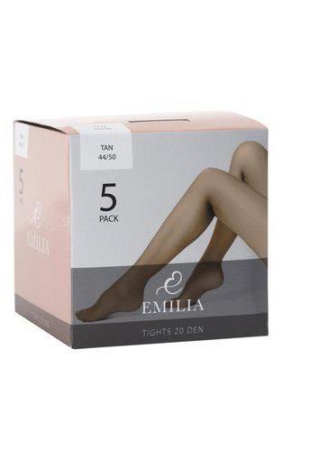 Strumpbyxa 20 den tan 5-pack stl 36-44