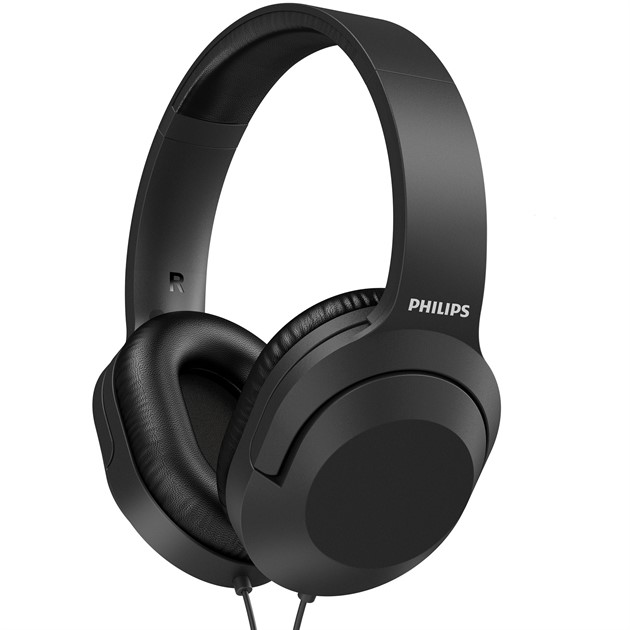 Hörlurar Philips med sladd over-ear svart