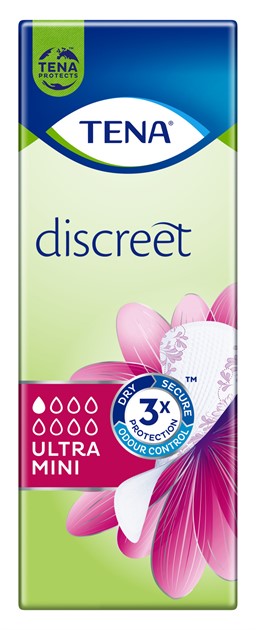 Inkontinensskydd/Trosskydd Tena Discreet Ultra Mini 28st/fp