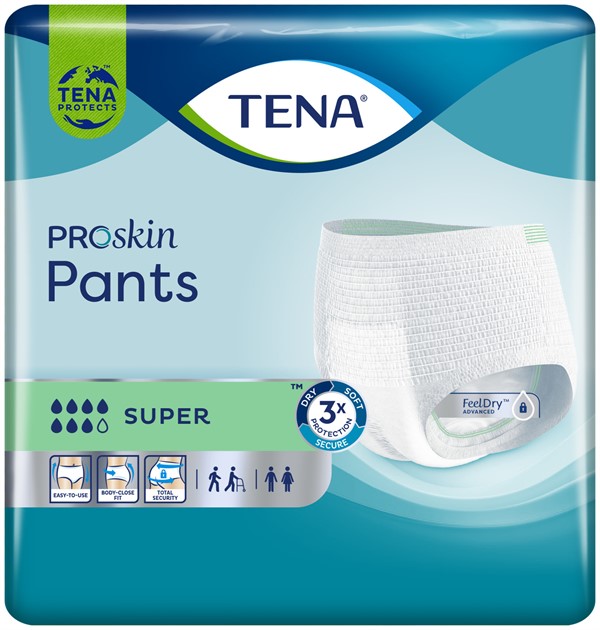 Inkontinensskydd Tena Pants Super L 12st/fp