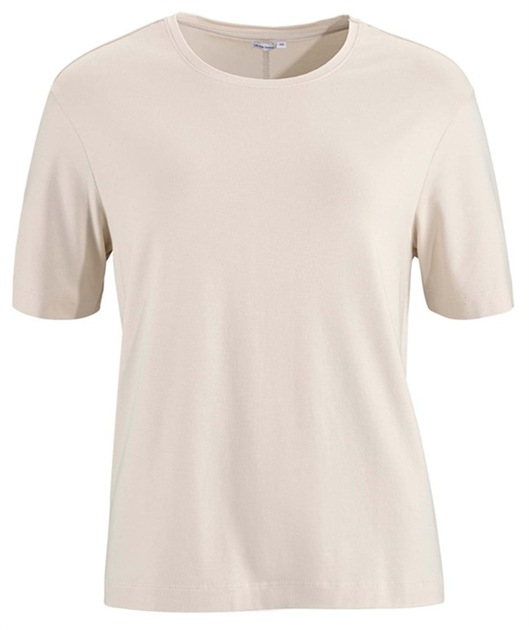 Topp i Bambu m kort ärm Sand