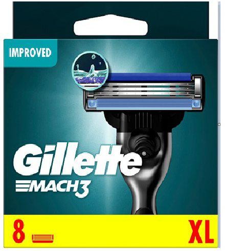 Rakblad Gilette Mach3 8st fp rakblad-gilette-mach3-8st-fp